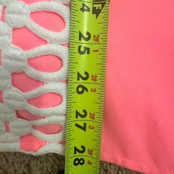 NWT Lilly Pulitzer Pearl Romper in Lilly’s Coral Size 0 - Picture 10 of 13